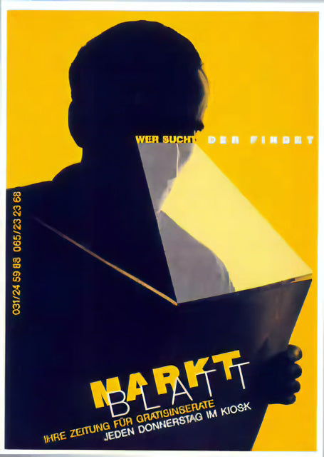 Bauhaus-Inspired "Marktblatt" Poster – Museum-Quality Matte Paper