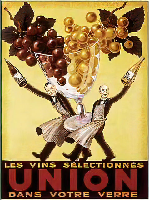 Vintage French Wine Advertisement - Museum-Quality Matte Paper Poster